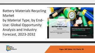 Global Battery Materials Recycling Market ppt