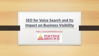 SEO for Voice Search and Its Impact on Business Visibility