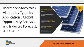 Global Thermophotovoltaics Market ppt