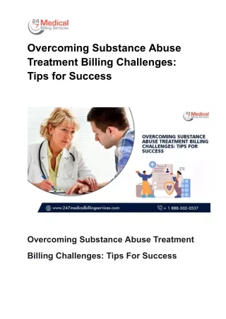 Overcoming Substance Abuse Treatment Billing Challenges_ Tips for Success