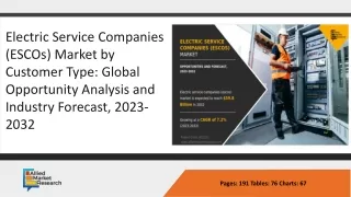 Global Electric Service Companies (ESCOs) Market PPT