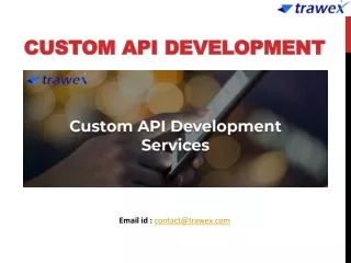 Custom API Development