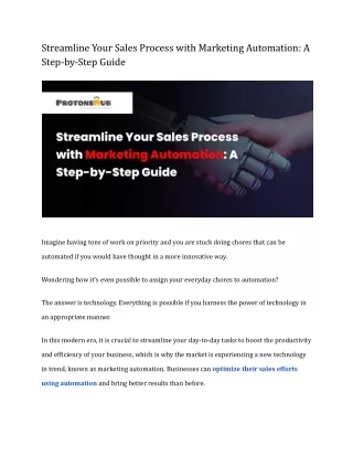 Streamline Your Sales Process with Marketing Automation_ A Step-by-Step Guide