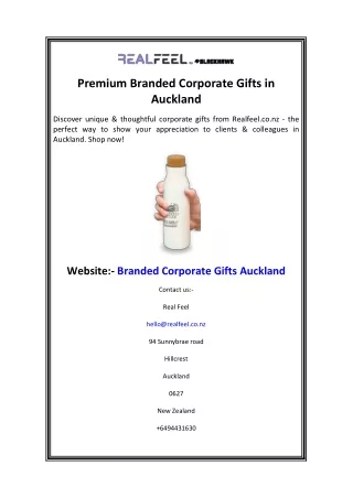 Premium Branded Corporate Gifts in Auckland