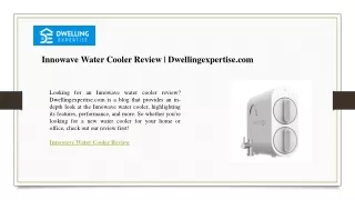 Innowave Water Cooler Review  Dwellingexpertise.com