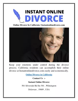 Online Divorce In California  Instantonlinedivorce