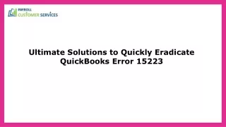 Best Practices for Preventing QuickBooks Error 15223