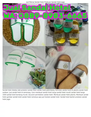 Ö889·898ᣮ·ᏮᏮᏮ5 (WA) Sandal Hotel Jakarta Souvenir Pernikahan Sandal Hotel Jogja