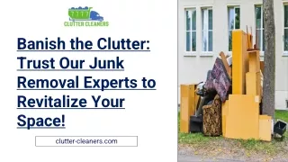 Junk removal near me