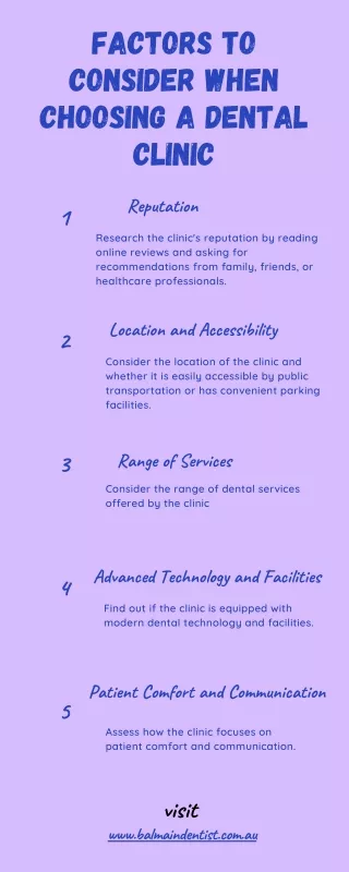 Factors to Consider When Choosing a Dental Clinic