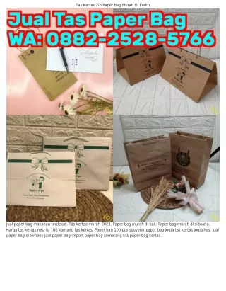 088ᒿ–ᒿ5ᒿ8–5ᜪᏮᏮ (WA) Paper Bag Kertas Harga Grosir Paper Bag