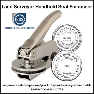 Land Surveyor Handheld Seal Embosser