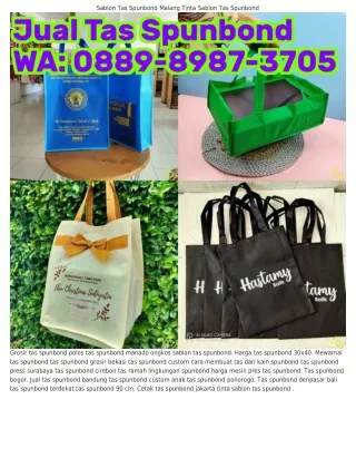 Ô889–898ᜪ–౩ᜪÔ5 (WA) Tas Spunbond Kecil Produsen Grosir Tas Spunbond