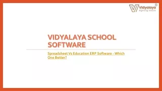 Spreadsheet Vs Education ERP Software - Which One Better