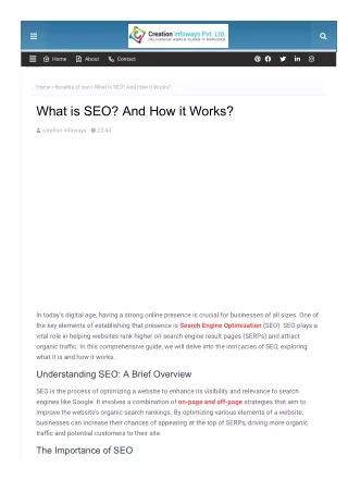 Know About What is SEO And How it Works