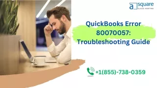 How to Fix Error Code 80070057 QuickBooks ? - [Resolved]