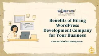 Benefits of Hiring WordPress Development Company for Your Business