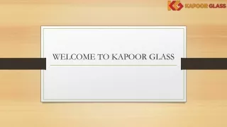 Kapoor Glass: Sulphur Treated Vials for Optimal Preservation