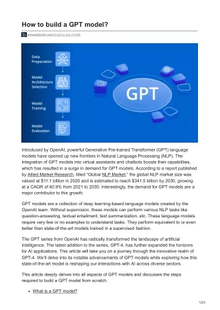 leewayhertz.com-How to build a GPT model