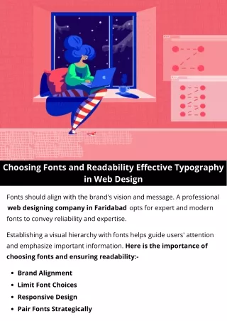 Choosing Fonts and Readability Effective Typography in Web Design