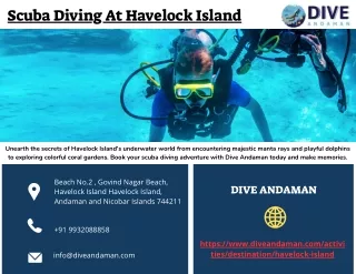 Top Scuba Diving At Havelock Island