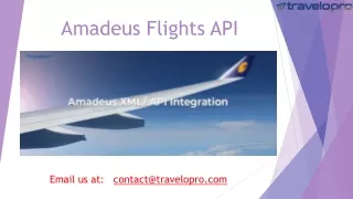 Amadeus Flights API