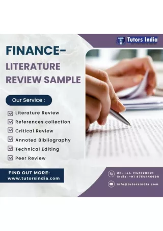 literature review sample