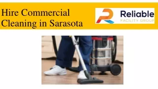 Hire Commercial Cleaning in Sarasota