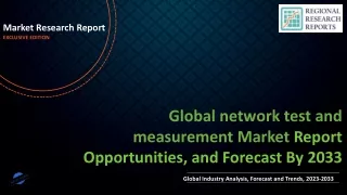 network test and measurement Market Expected to Secure Notable Revenue Share during 2023-2033