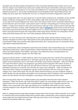 Result Nomor Togel Sgp Singapura Keluaran Hari Ini, 2023