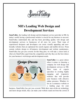 NH's Leading Web Design and Development Services