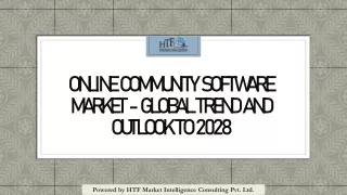 Online Community Software Market - Global Trend and Outlook to 2028