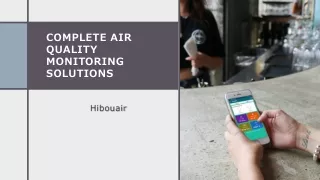 Complete Air Quality Monitoring Solutions