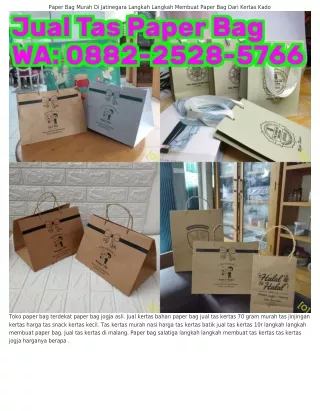 ౦88ᒿ~ᒿ5ᒿ8~5ᜪᏮᏮ (WA) Harga Paper Bag Coklat Polos Harga Tas Kertas Di Kediri