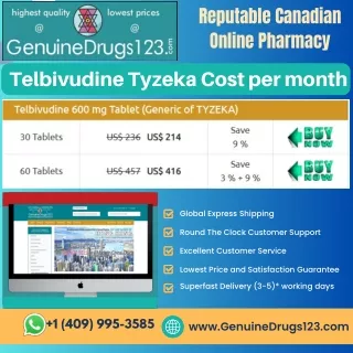 Telbivudine Tyzeka Cost per month