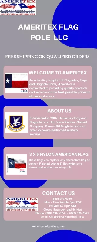 3 X 5 Nylon American Flag
