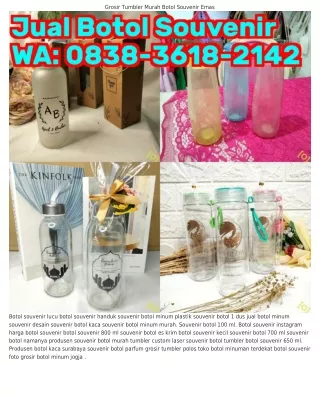 Ô8ᣮ8~ᣮϬI8~ᒿIㄐᒿ (WA) Botol Souvenir Nikah Tumbler Stainless Murah