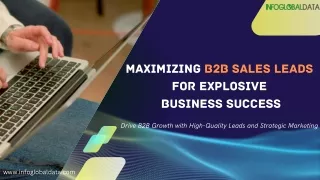 Maximizing B2B Sales Leads for Explosive Business Success-InfoGlobalData