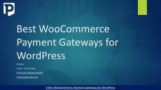 Best WooCommerce Payment Gateways for WordPress