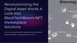 Blocktechbrew - Get Professional NFT Marketplace Development Services