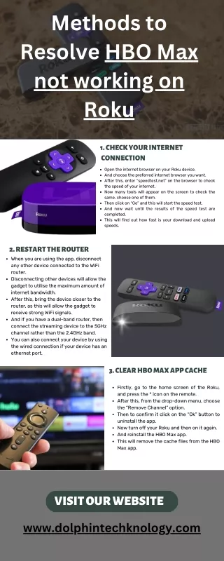 Methods to Resolve HBO Max not working on Roku