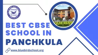 Best CBSE School in Panchkula