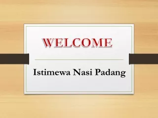 Istimewa Nasi Padang