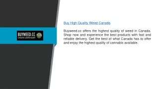 Buy High Quality Weed Canada | Buyweed.cc