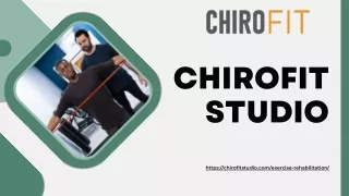 Exercise Rehabilitation Services San Fernando | Chirofitstudio.com