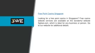 Free Point Casino Singapore | Sg3we.com