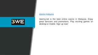 Casino Malaysia | 3wemy.net