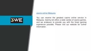 Casino Online Malaysia | 3wemy.net