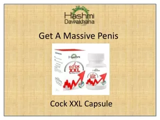 Make Your Penis Bigger and Stronger with Cock XXL