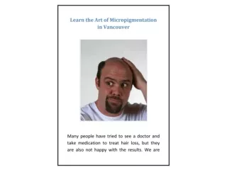 Learn the Art of Micropigmentation in Vancouver